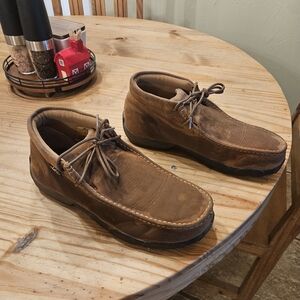 Twisted X Men's steel toe with met gaurds moccasins Men's size 10